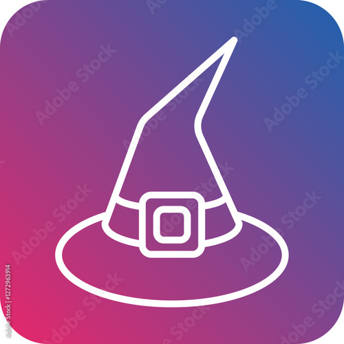 Witch Hat Icon Style