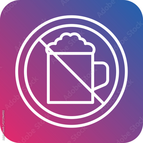 Beer Sign Icon Style