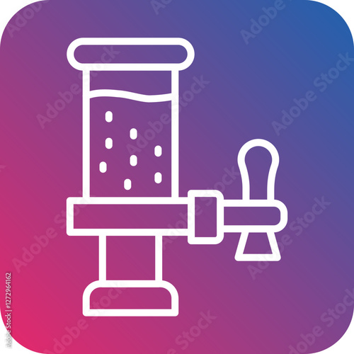 Beer Tap Icon Style