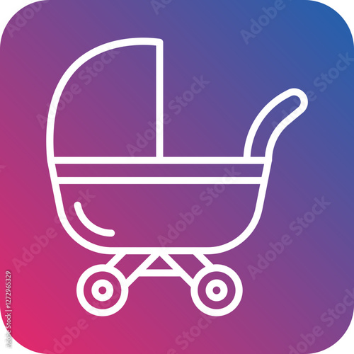 Stroller Icon Style