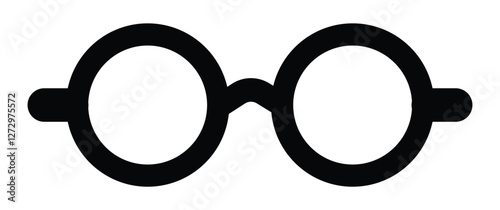 Glasses icon collection. black sunglass icon set, sunglass vector collection. eyeglasses and broken glasses icon