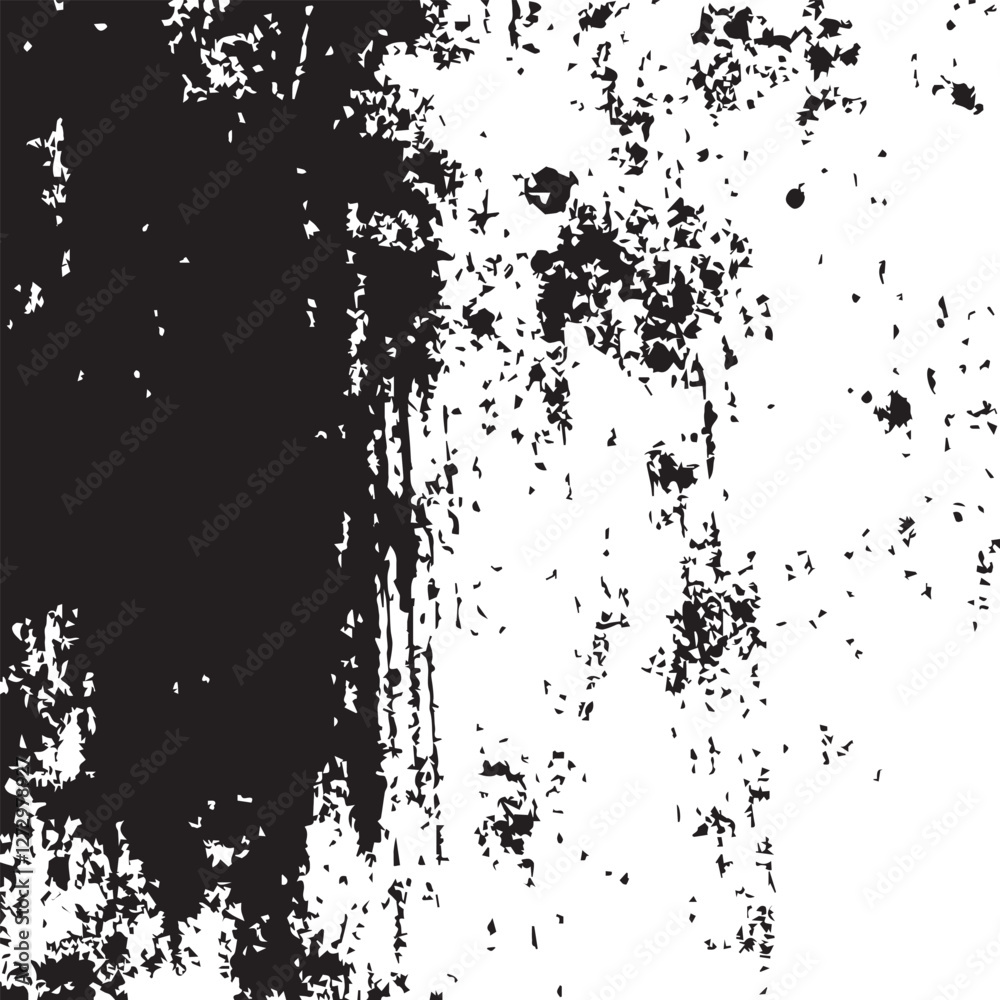 Fototapeta premium Dark Grunge Banners with Distressed Texture
