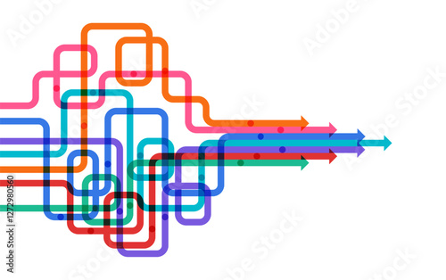 Abstract arrow direction. Business investment to success. financial data graph strategy. Technology background. High speed.