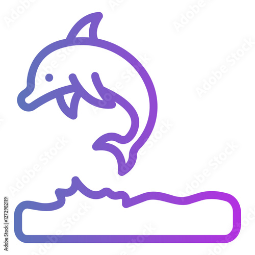 dolphin Gradient icon