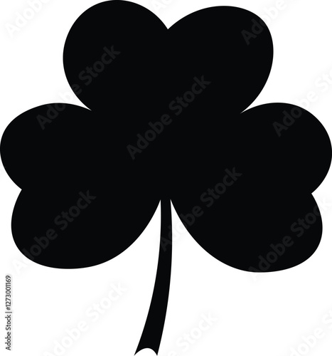 Shamrock vector silhouette 