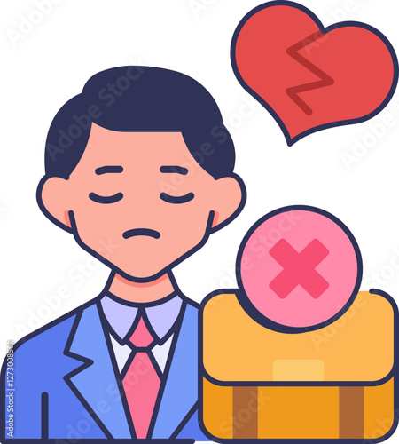 Fired Icon Illustrations