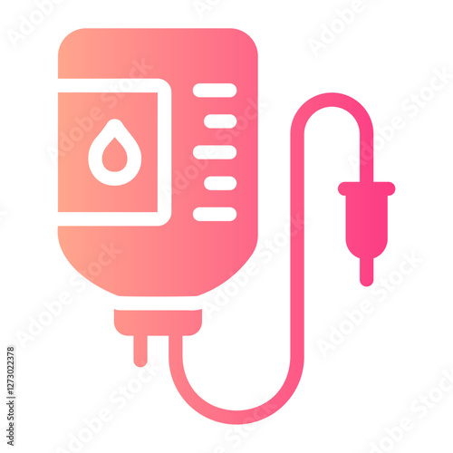 blood bag Gradient icon