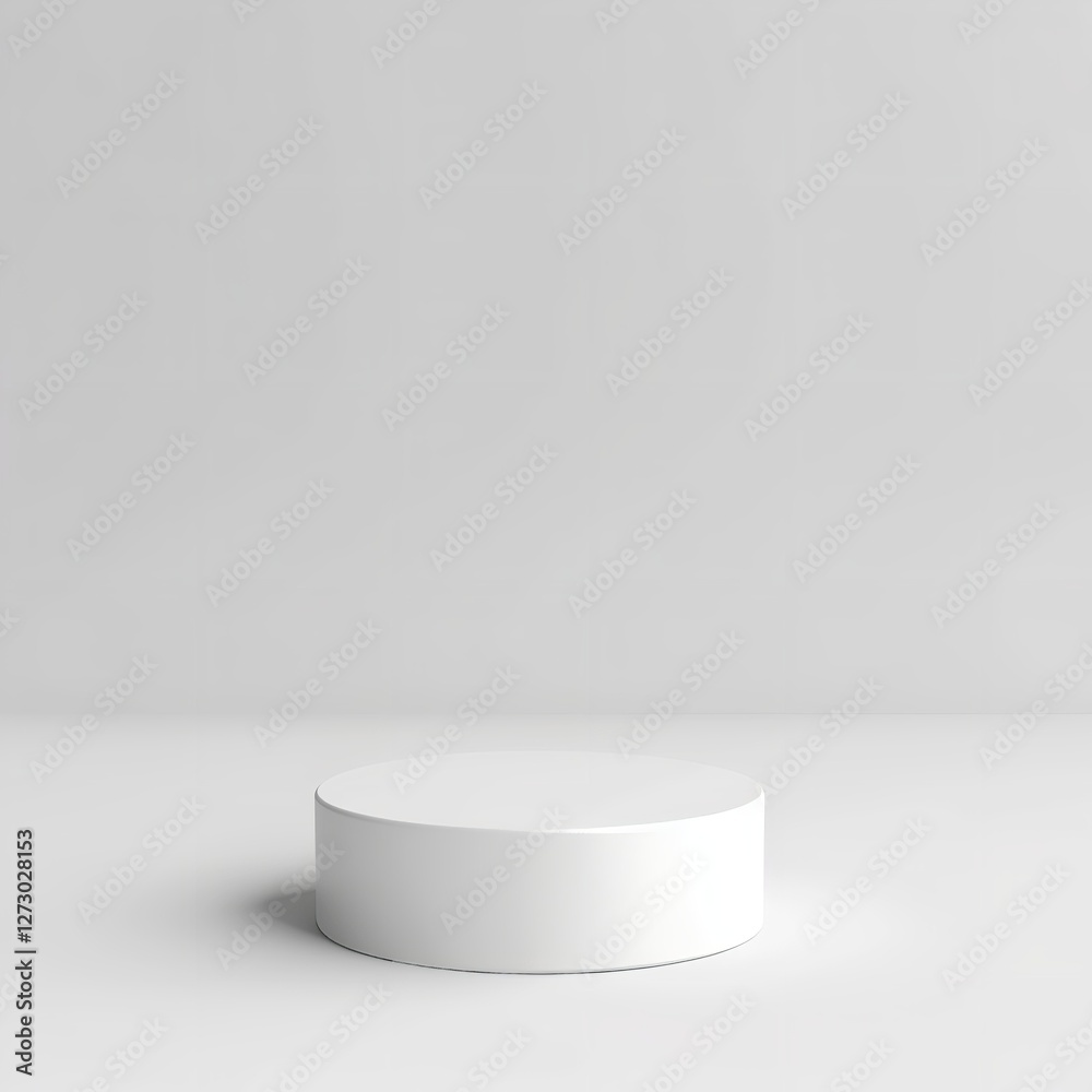 White Geometric Display with Backdrop: A 3D Rendered Scene Featuring White Rectangular and Square Platforms of Varying Heights, Arranged in a Minimalist Composition Against a White Rectangular Backdr White Geometric Display with Backdrop: A 3D Rendered Scene Featuring White Rectangular and Square Platforms of Varying Heights, Arranged in a Minimalist Composition Against a White Rectangular Backdr
