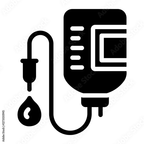 blood transfusion Solid icon