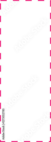 Math Geometric Dashed Line Shapes