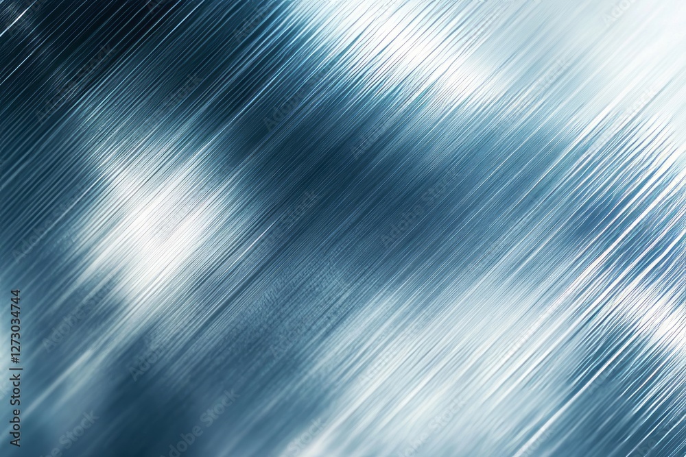 Abstract metallic background with a sleek, brushed texture in shades of blue and silver. Abstract metallic background with a sleek, brushed texture in shades of blue and silver.