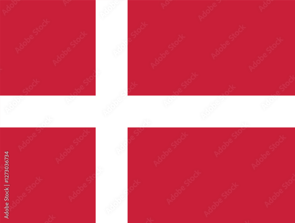 Denmark flag. Flag of Denmark. The official ratio. Flag icon. Standard color. Standard size. A rectangular flag. Computer illustration. Digital illustration. Vector illustration. Denmark flag. Flag of Denmark. The official ratio. Flag icon. Standard color. Standard size. A rectangular flag. Computer illustration. Digital illustration. Vector illustration.