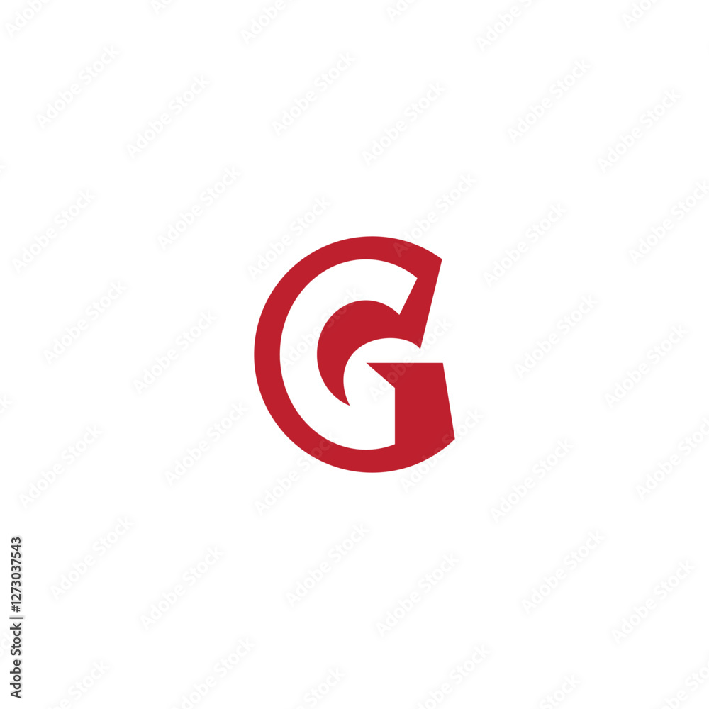 Fototapeta premium GC letter logo. vector illustration of GC letters for icon, symbol or logo