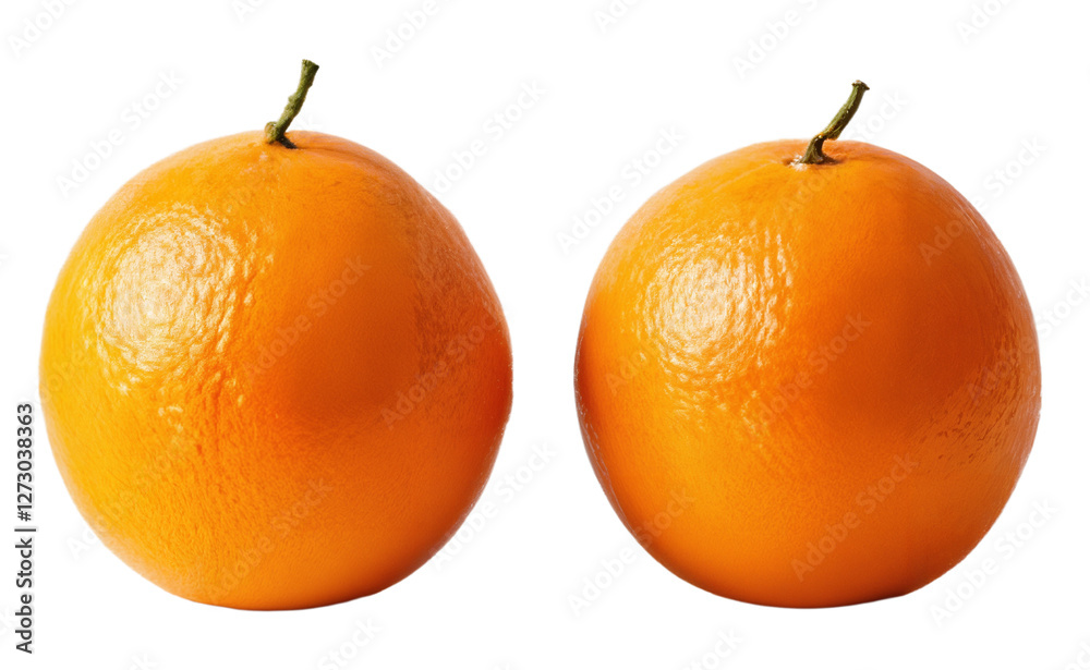 Oranges Isolated on a Transparent Background Oranges Isolated on a Transparent Background
