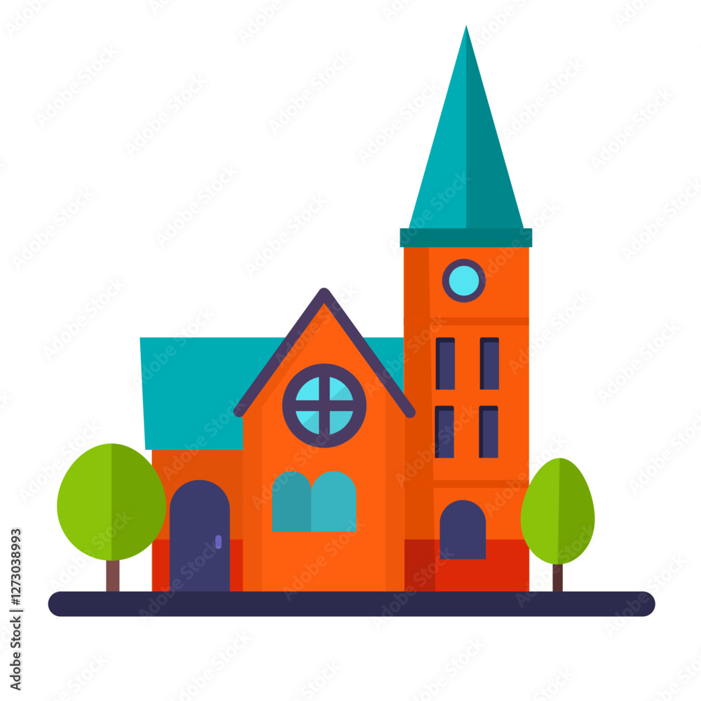 vector illustration of church vector illustration of church