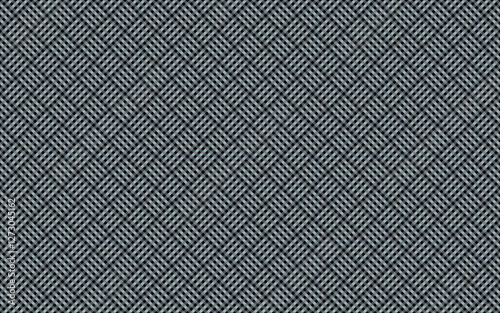 Seamless geometric pattern with square of weaving imitation in black and gray element. Vector illustration, for masculine shirt lady dress cloth textile cover wallpaper decoration elegance 