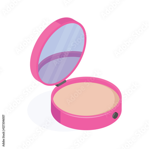 Take a look at this amazing icon of compact powder, ready to use vector