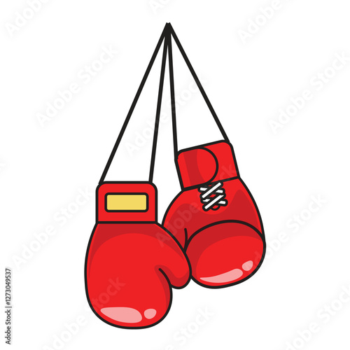 Boxing Gloves Illustration