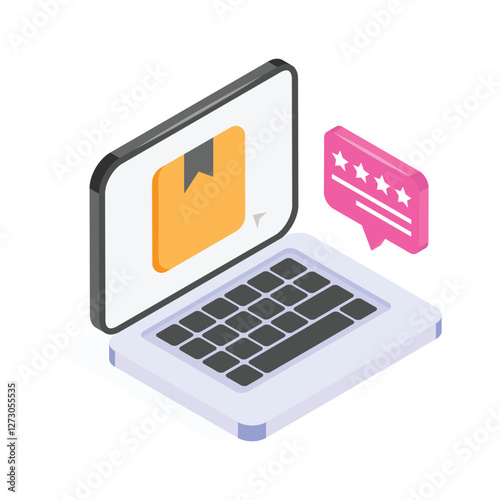 Online order confirmation with positive customer feedback
