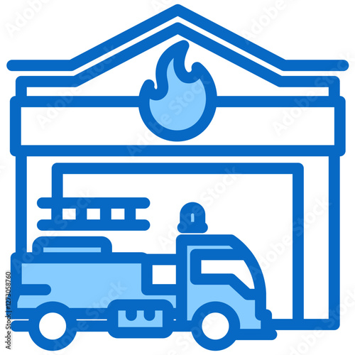 Fire Station Icon