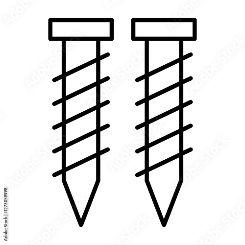 Metal Nail Icon