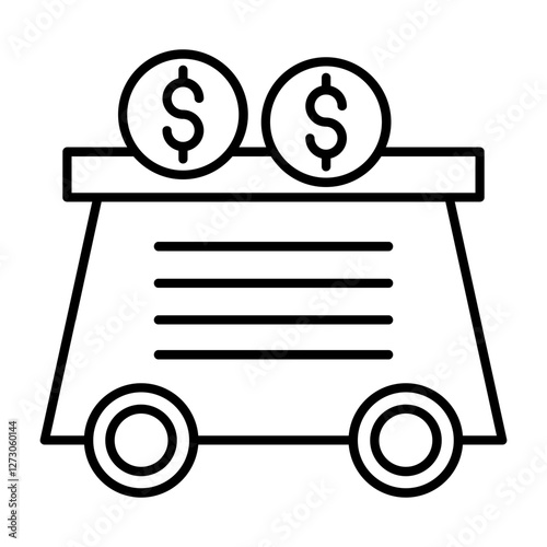 Mining Cart Icon