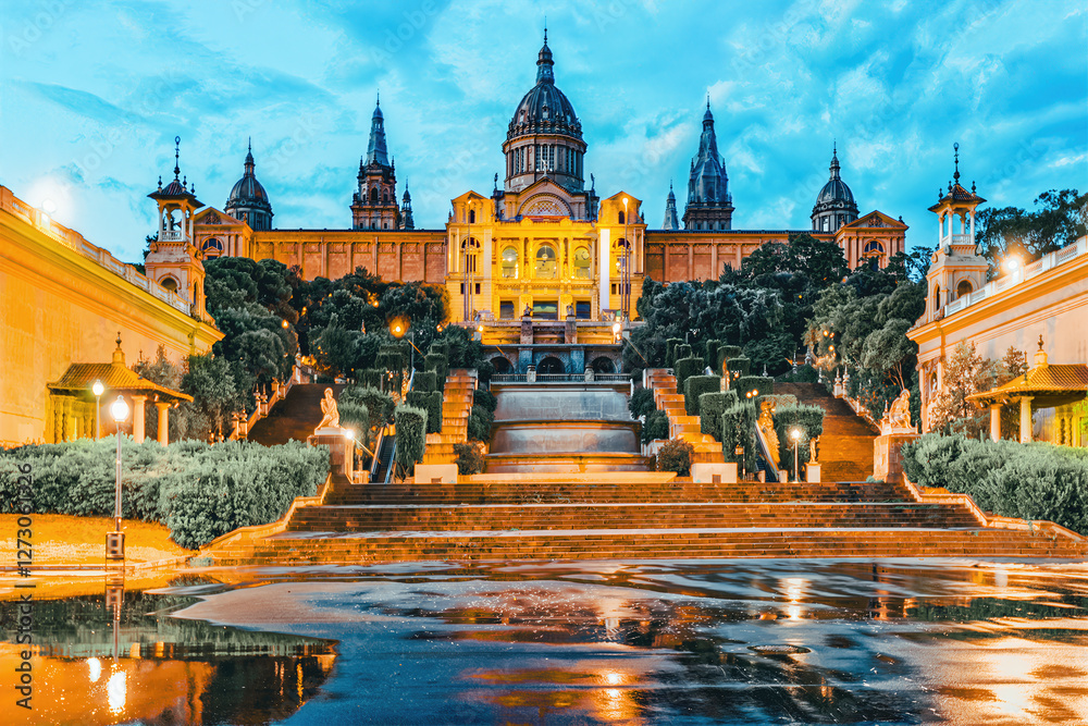 Obraz premium National Museum in Barcelona. Spain