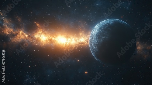 stunning hdri 360d space background nebula and stars equirectangular projection environment map