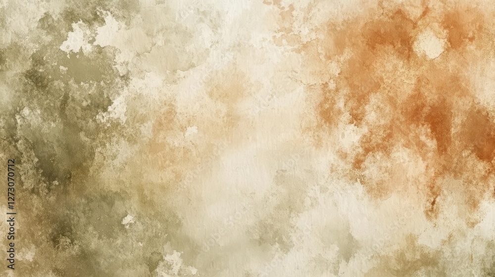 Abstract Watercolor Background In Earthy Tones Abstract Watercolor Background In Earthy Tones