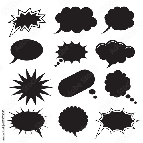 Blank Talk Bubbles for Messages