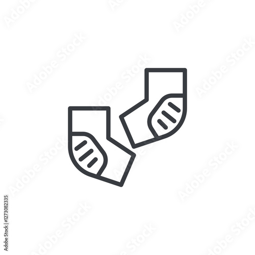 Safety Elbow Pads line icon