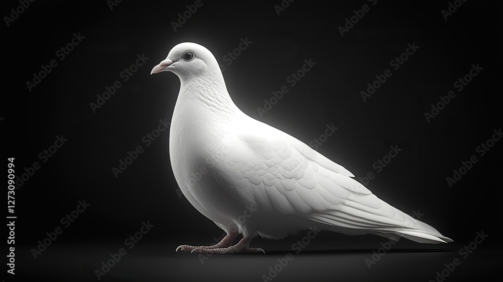 white dove isolated on transparent background white dove isolated on transparent background