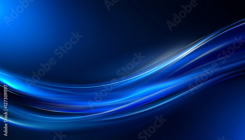 Abstract blue waves design suitable for backgrounds and graphics.