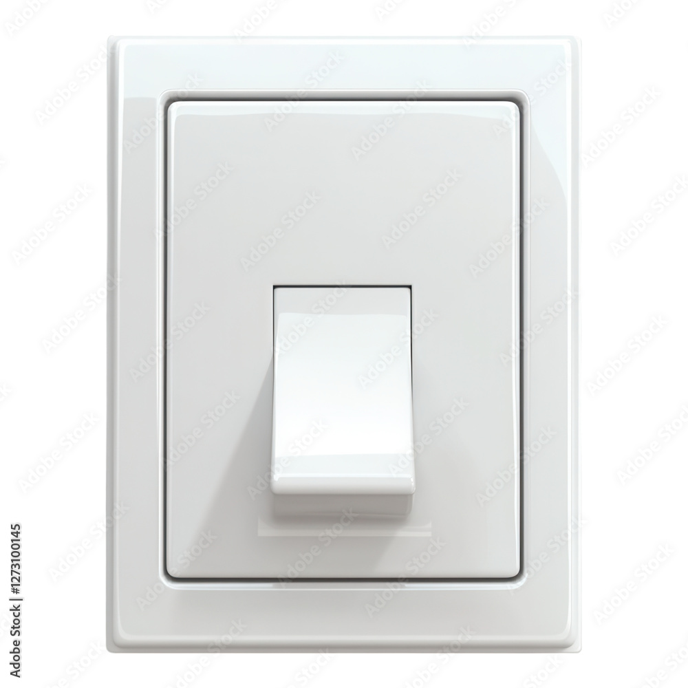 Simple White Light Switch on Wall with Clean Design for Modern Interior Spaces and Home Decor Simple White Light Switch on Wall with Clean Design for Modern Interior Spaces and Home Decor