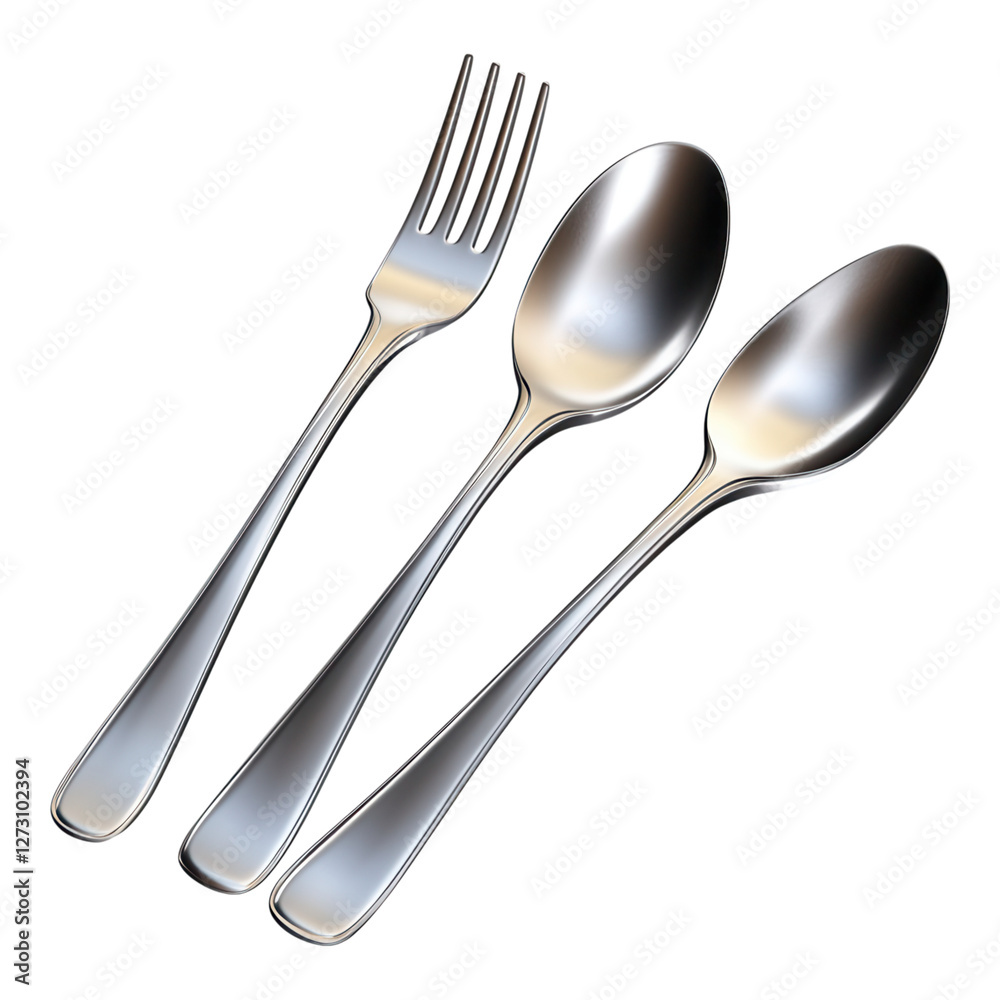 Elegant Stainless Steel Cutlery Fork and Spoons Set for Modern Dining Experience and Table Settings Elegant Stainless Steel Cutlery Fork and Spoons Set for Modern Dining Experience and Table Settings