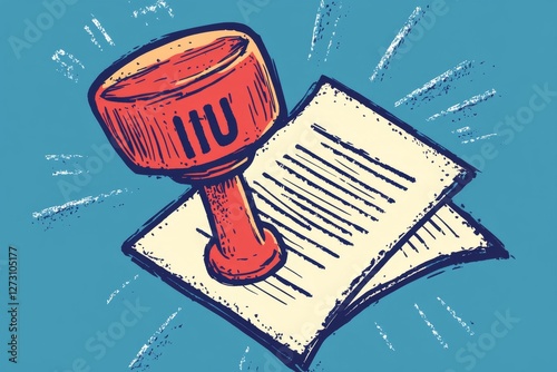 Approve Document And Work Permit Stamp, 