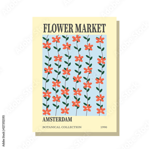 Flower market Amsterdam vintage 