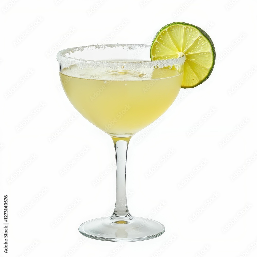 custom made wallpaper toronto digitalElegant Margarita Cocktail in Coupe Glass with Salted Rim and Lime Slice Garnished Presentation