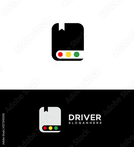 Drivers Manual Book Logo Design Traffic Signals Guide