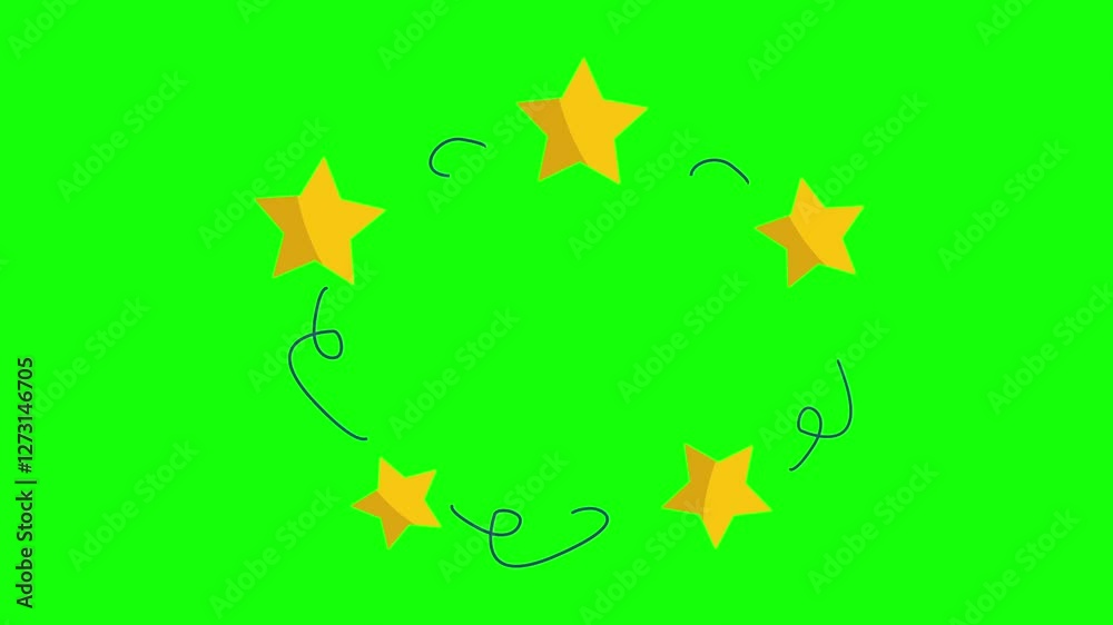 Festive animation with stars for Ramadan. Animated graphics Festive animation with stars for Ramadan. Animated graphics