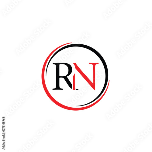 Free Download Modern RN Lettermark Logo Design
 - GFXLoad