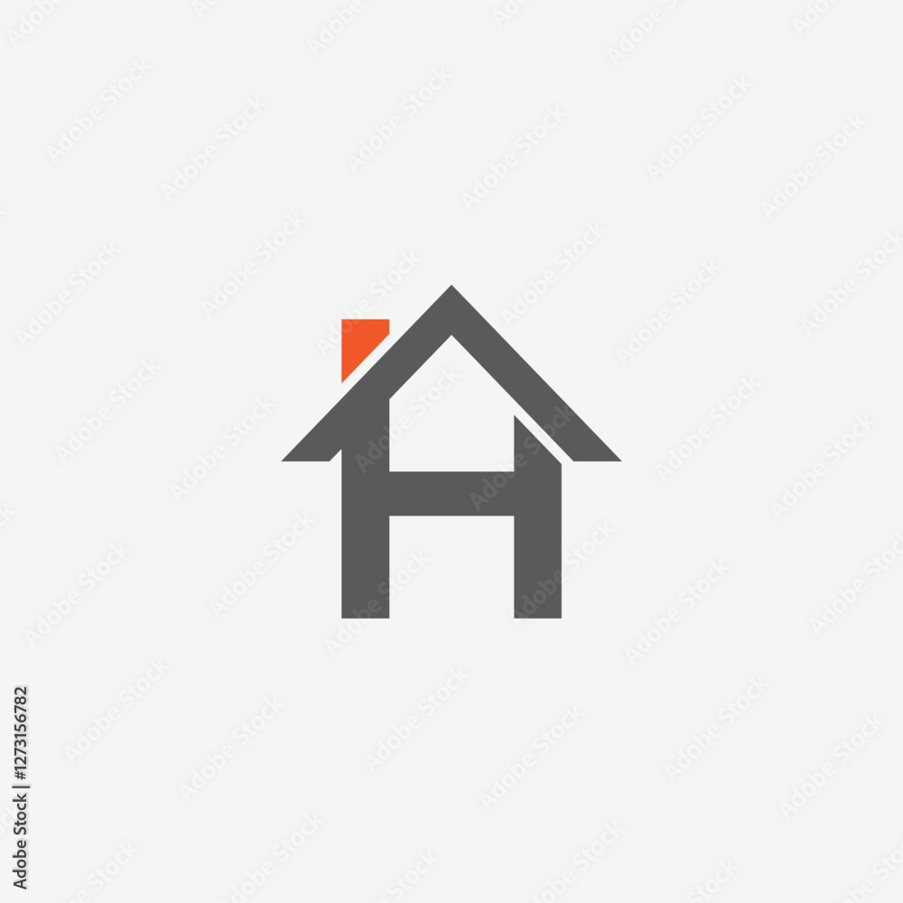 Modern Letter H Home Vector Logo Design
Modern Letter H Home Vector Logo Design
