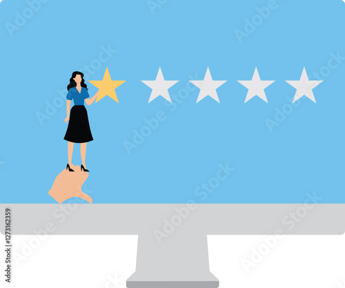Disappointment rating or complaint concept