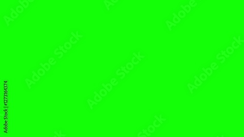 Smooth reflections on chroma key background. Video with sun rays reflecting on protective glass. Artificial  background. Use chroma key mode