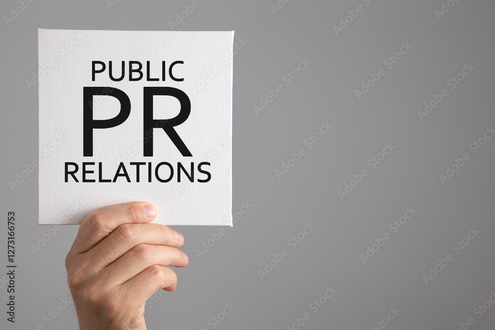 Pr-Public Relations. Business concept Pr-Public Relations. Business concept