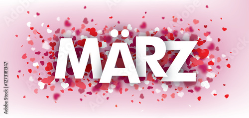 Herzen Monat März Header