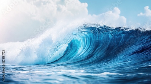 Abstract wave background