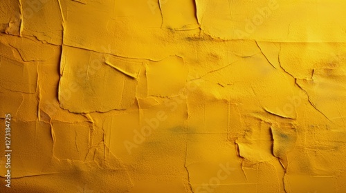 Vibrant Yellow Textured Background for Wide Banner Designs