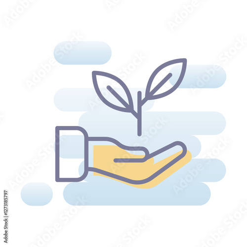 Eco Responsibility vector icon