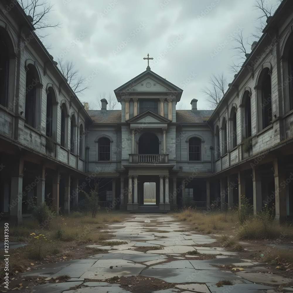 Fototapeta premium Decaying Gothic Grandeur